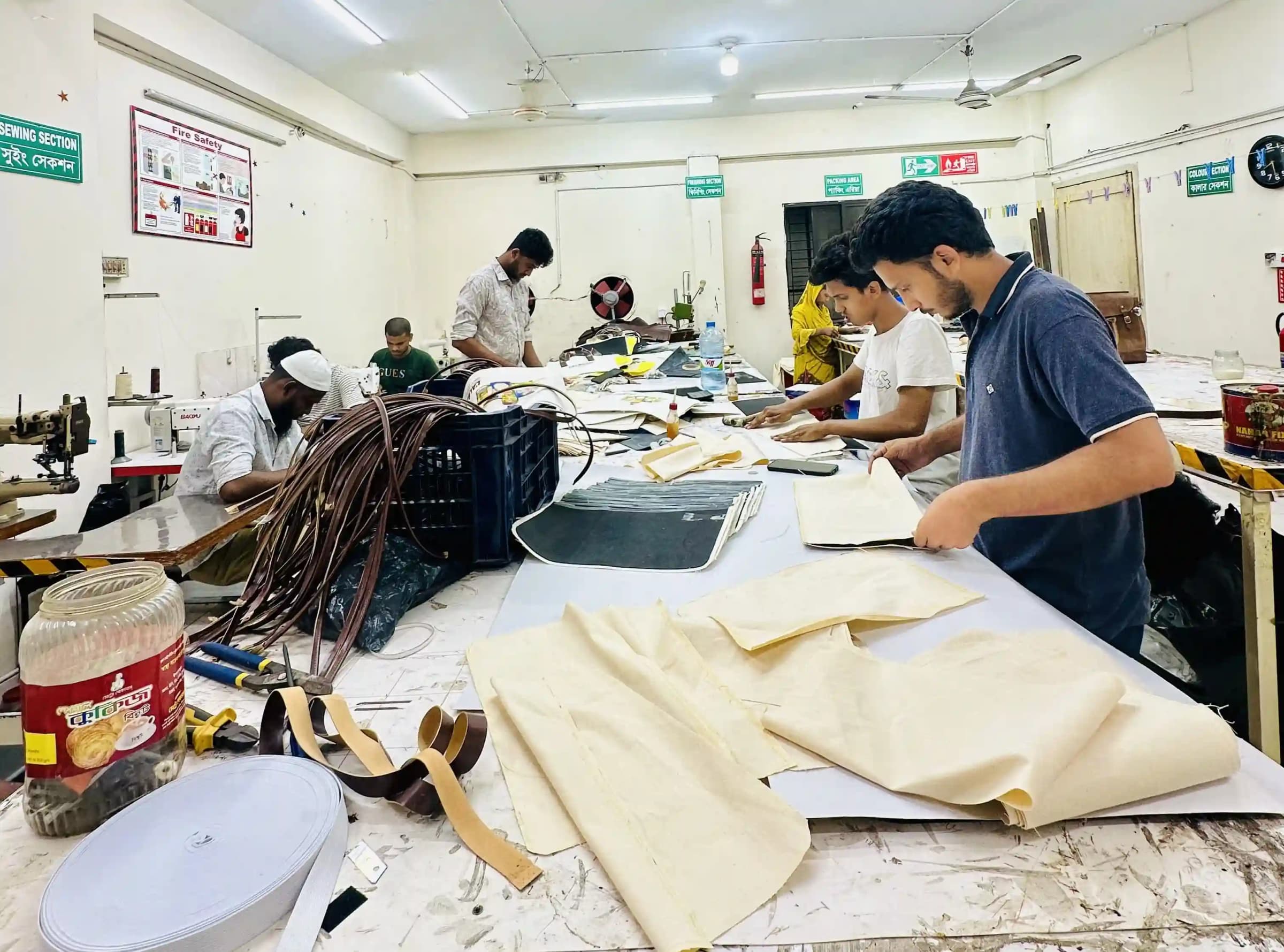 Leather goods manufacturing at Magnus Leathers
