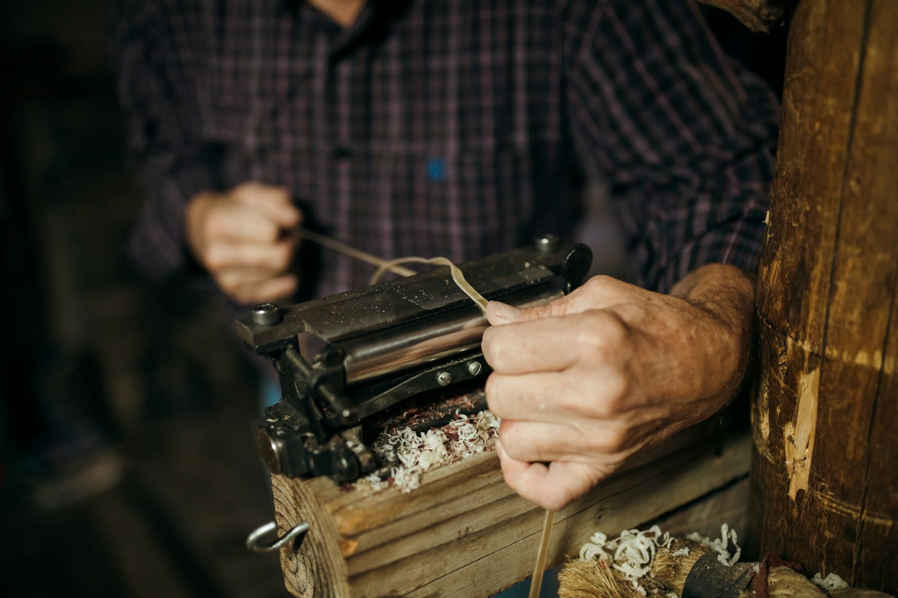 Leather product assembly