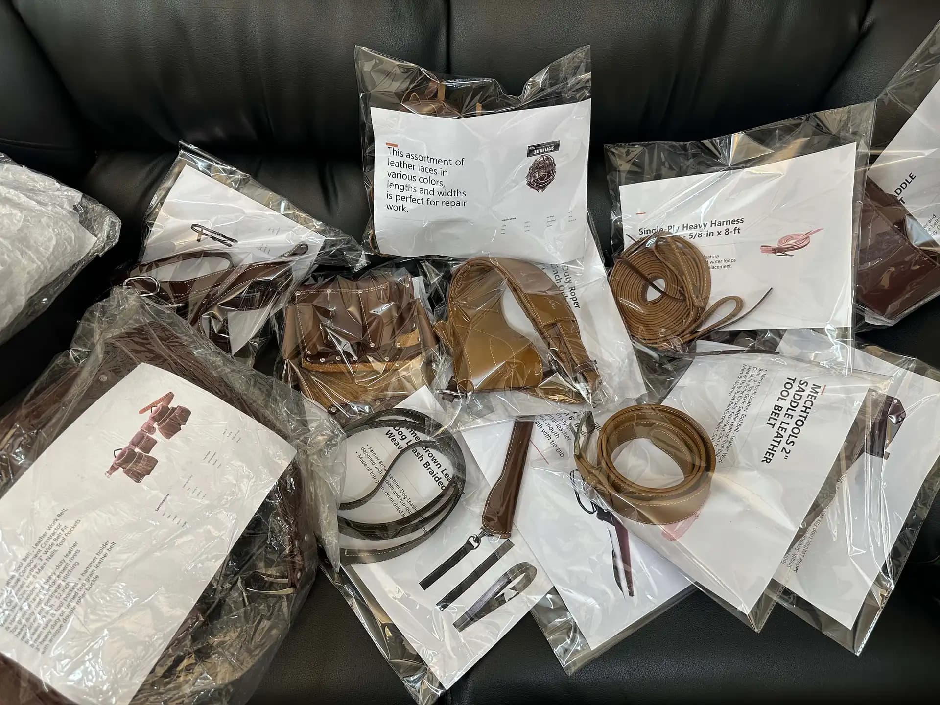Custom leather product development at Magnus Leathers