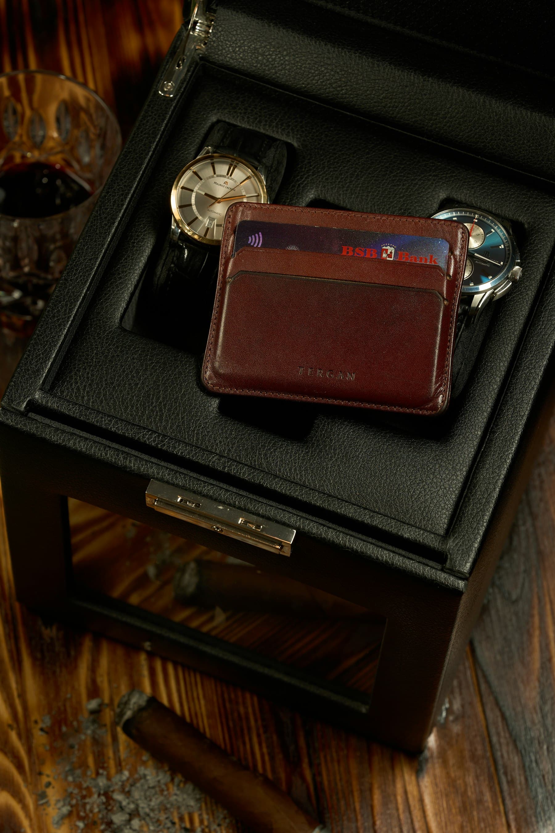 Magnus Leathers corporate leather gift set