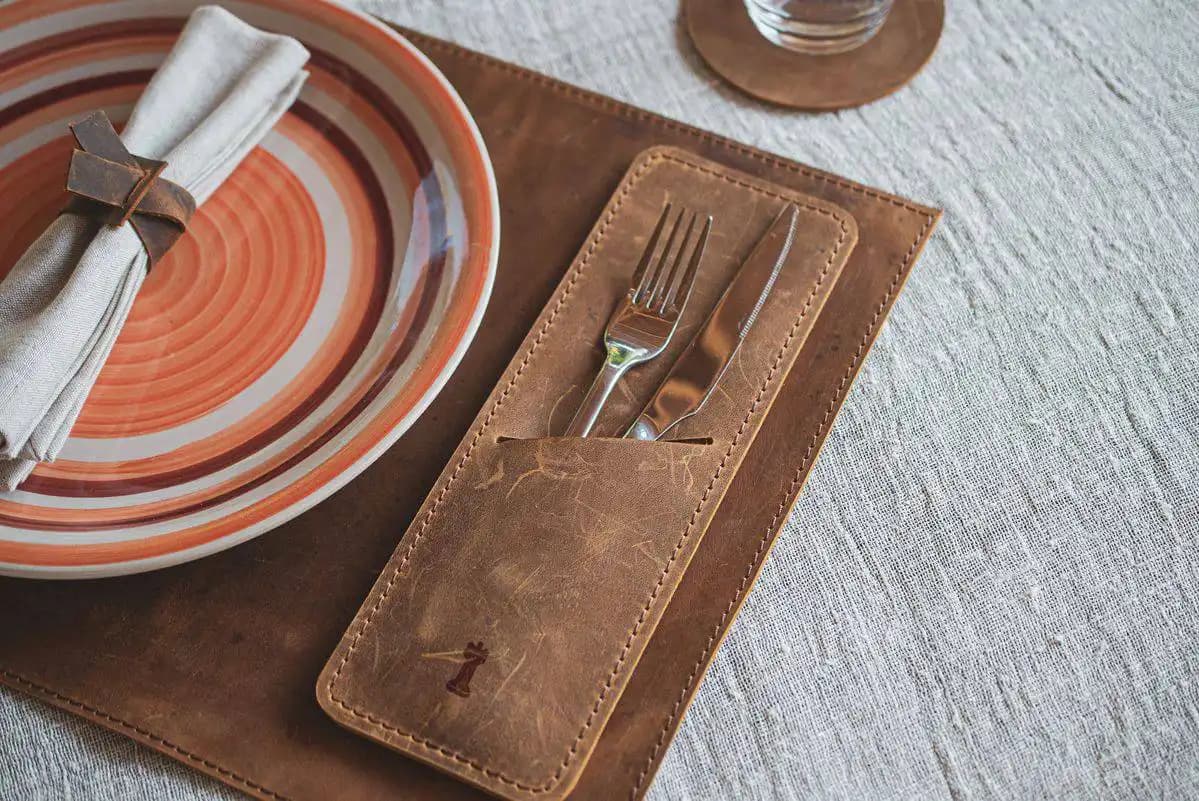 Magnus Leathers leather homewares
