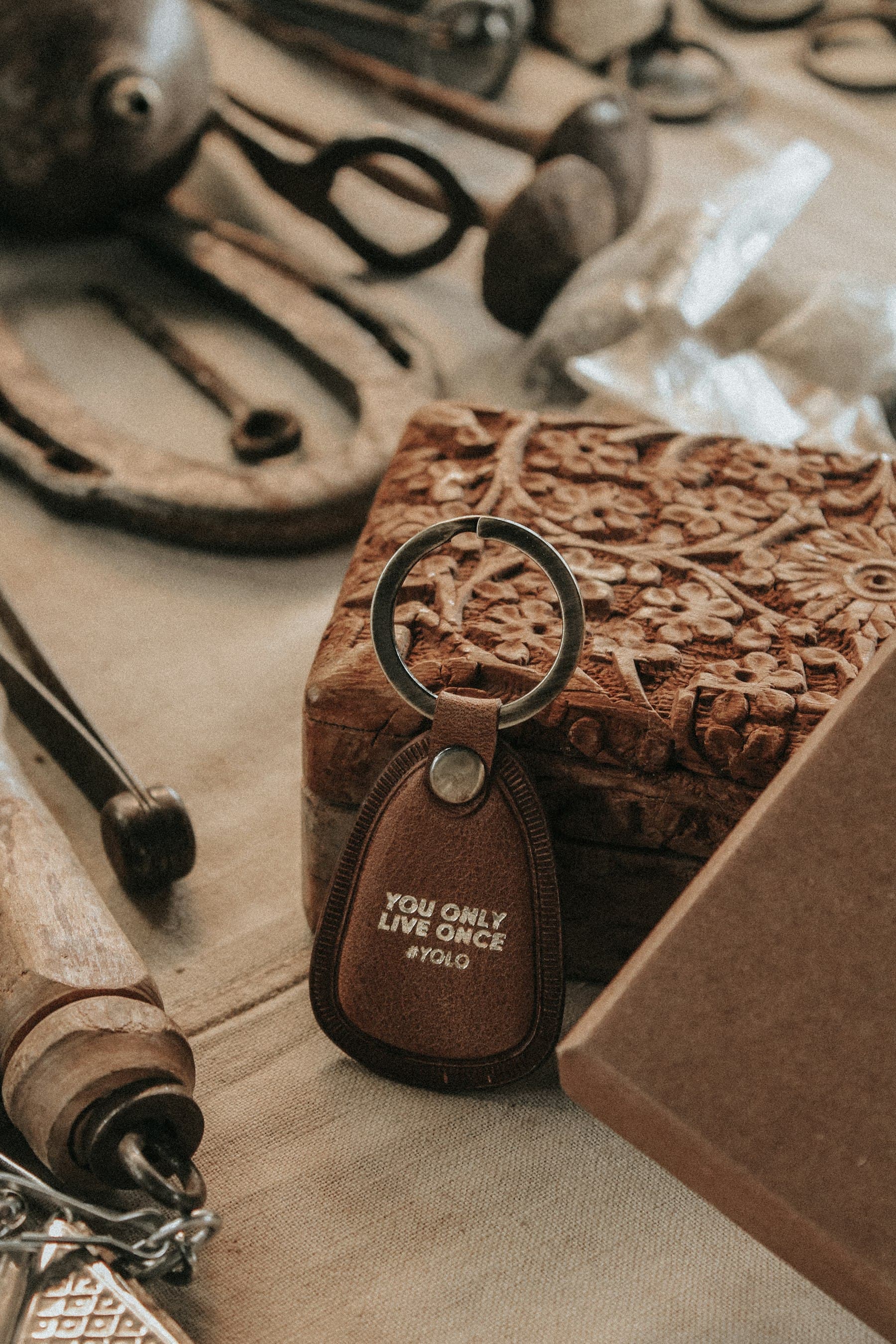 Magnus Leathers leather key holder
